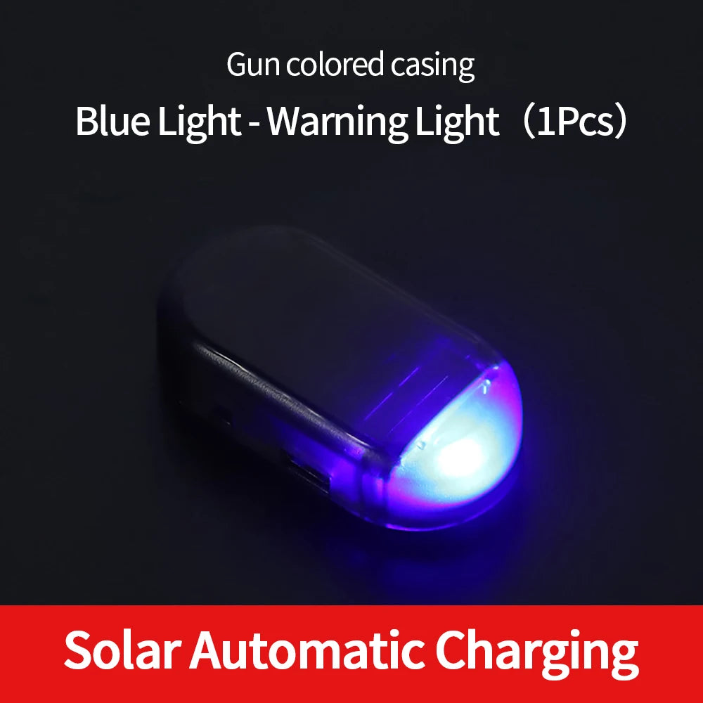 1PCS Fake Security Solar Powered Simulated Dummy Alarm Wireless