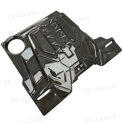 For BMW M5 F90 M8 F91 Dry Carbon Fiber Engine Cover F92 F93