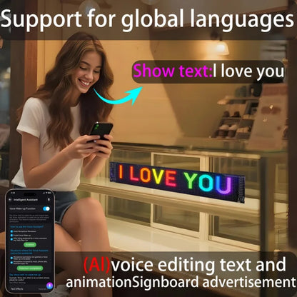 For Diy Dynamic Text Editing 5V 2PCS 23.43in Display Evil Eyes