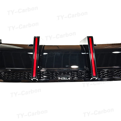 For BMW X5 G05 Rear Bumper Diffuser Lip Body Kit Exhaust Guard