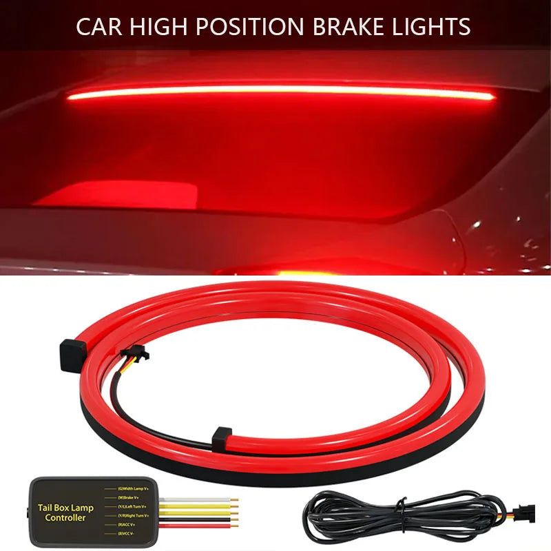 Position Brake multi-mode Warning Tail Turn Signal Strips Mount