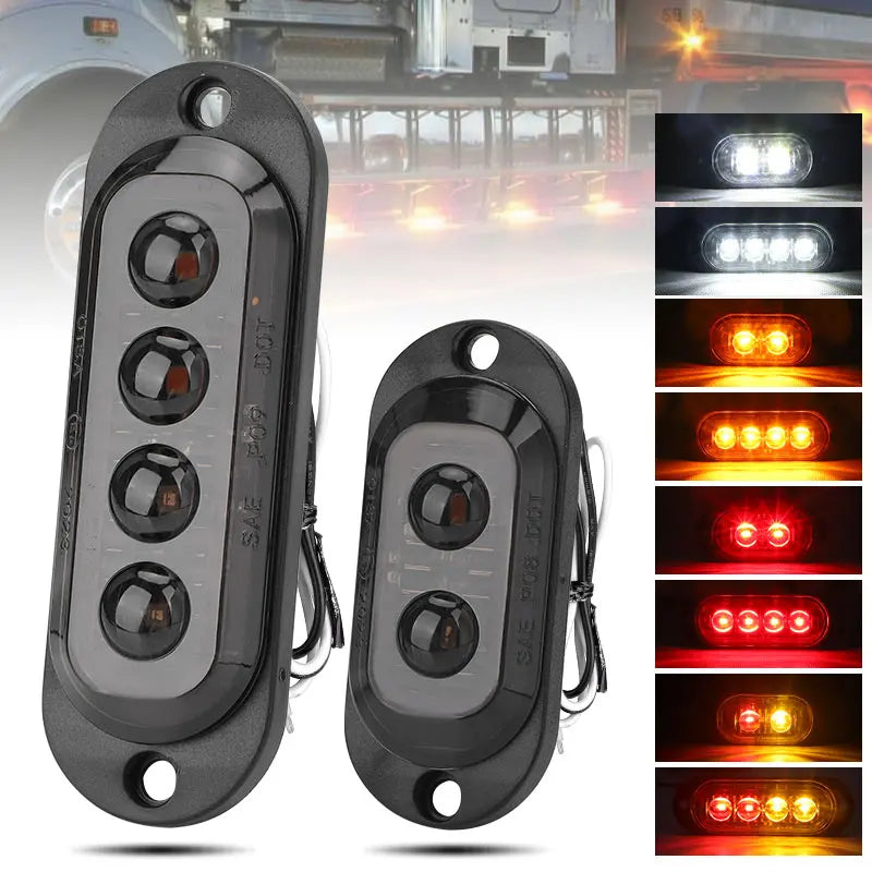 For Scania Truck Side Marker Trailer Bar Grill Turn Signal