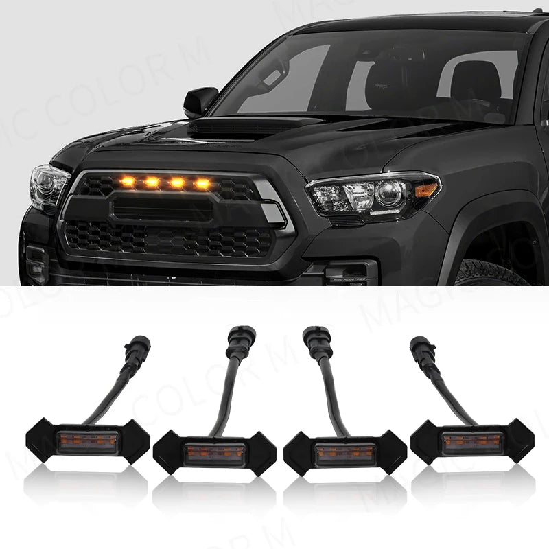 For Toyota Tacoma 2016 2017 2018 2019 2020 Grille Strobe Warning