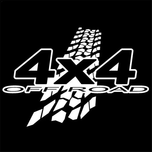 20CM 4X4 off-road Mud Funny Stickers On Sunscreen Waterproof