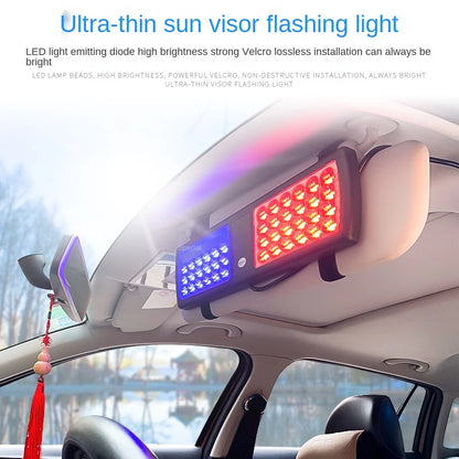 For Firefighter Ultrathin Visor Strobe Flashing Interior