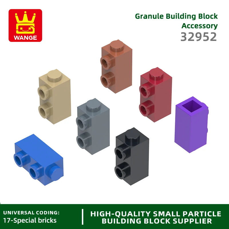 Wange 138PCS Lot 32952 1x1x1 Studson Side Block Moc