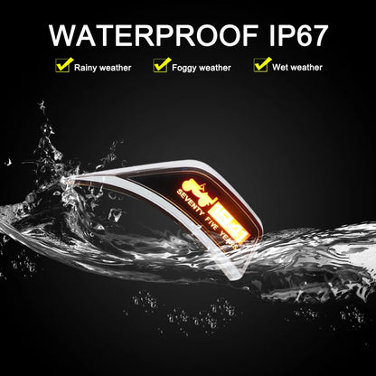 For Jeep Wrangler Jl 2018-2021 2PCS Side Fender Marker Assembly