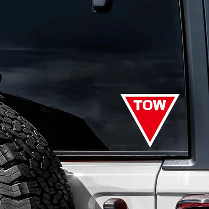 Tow Point Sticker Inverted Triangle Graphics Body Vinyl Racing