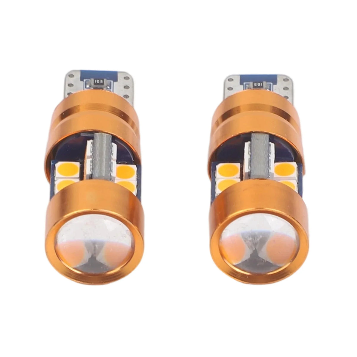 1pair T10 12V Signal Orange Amber Position Parking City