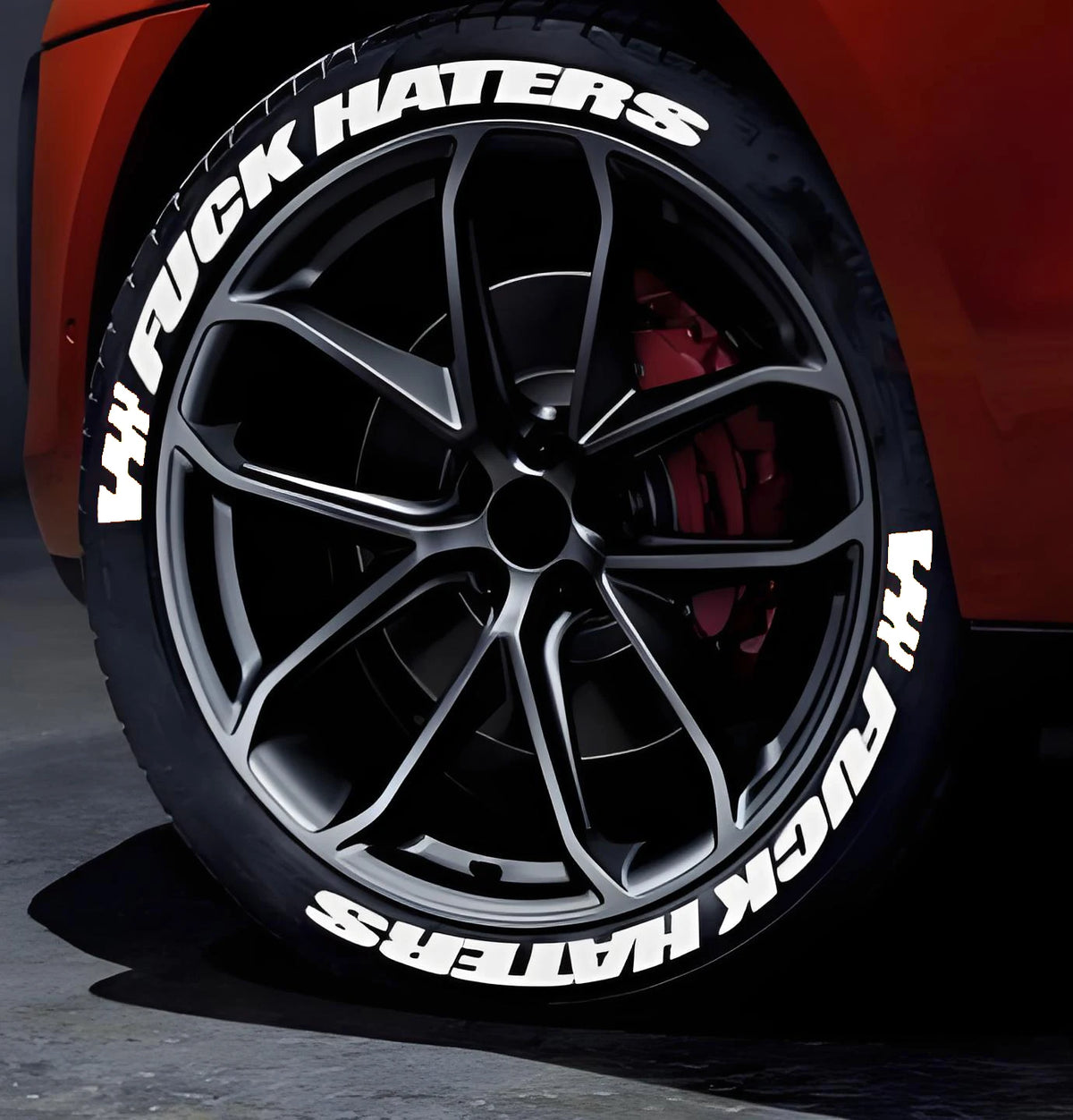 For Use On four-wheel Vehicles Or Fuckhaters Tire Stickers Wolf