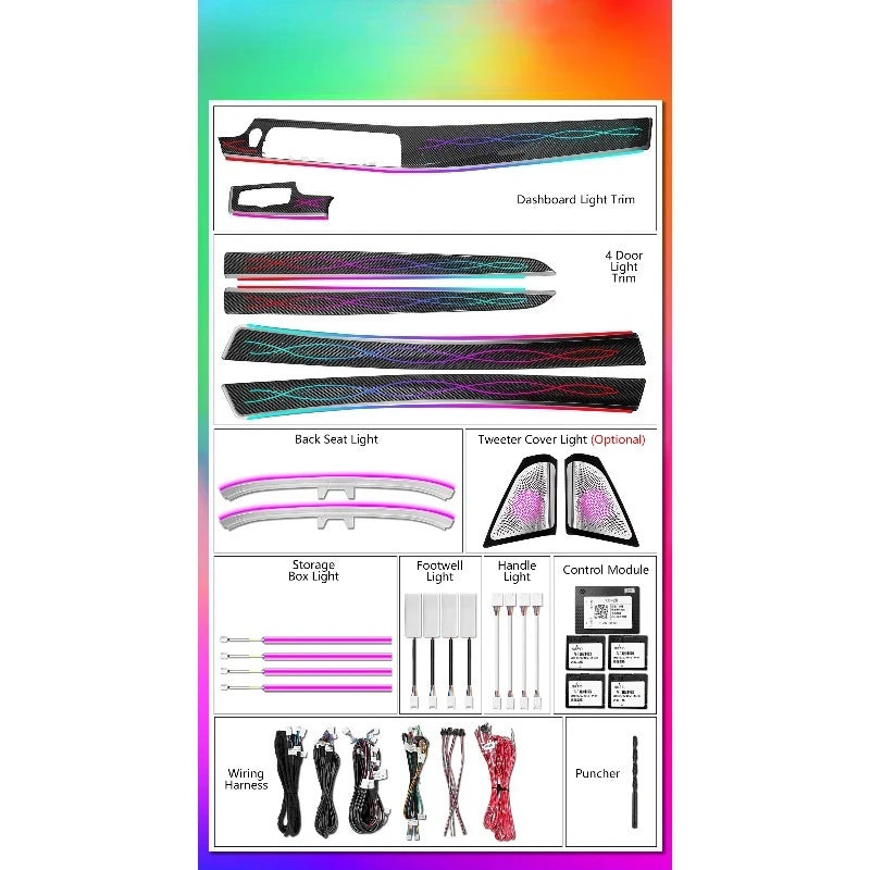 For 5 Series F10 F11 F18 2011-2017 Ambient Symphony Upgrade
