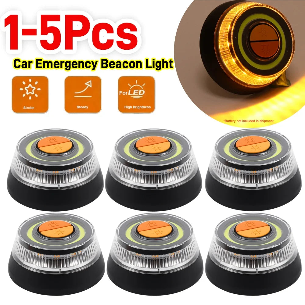 Emergency Beacon Modes Battery Magnetic Strobe Warning