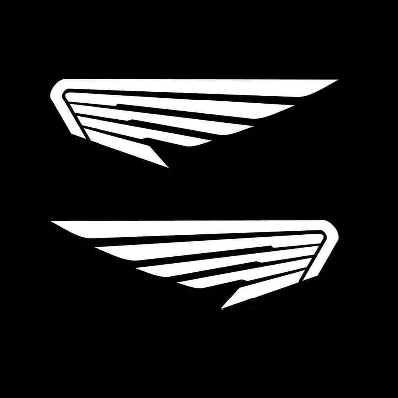 Sticker 2X Angel Wings Bird Feather Fashion Pvc Decal