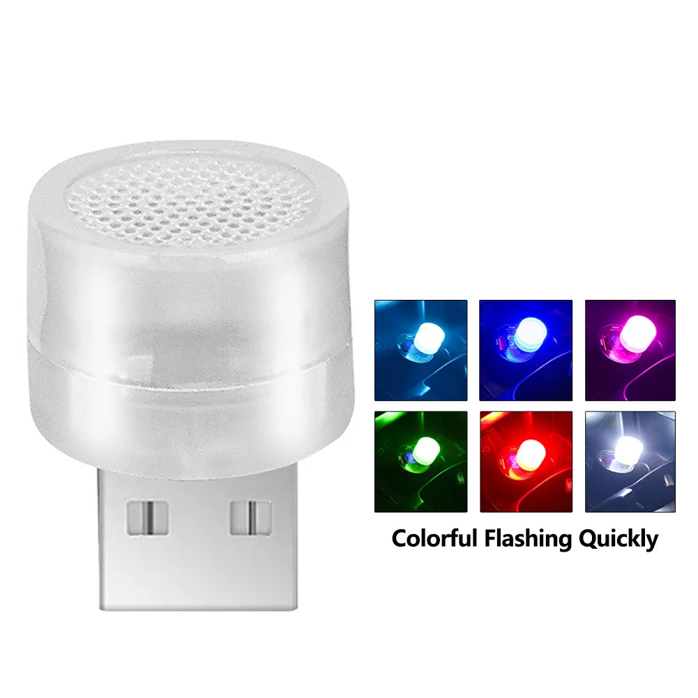 1PC Dynamic Lighting Atmosphere RGB Waterpoof Interior Ambient
