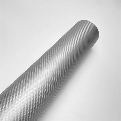 For Diy Automotive Interior Styling Decoration 3D Silver Carbon