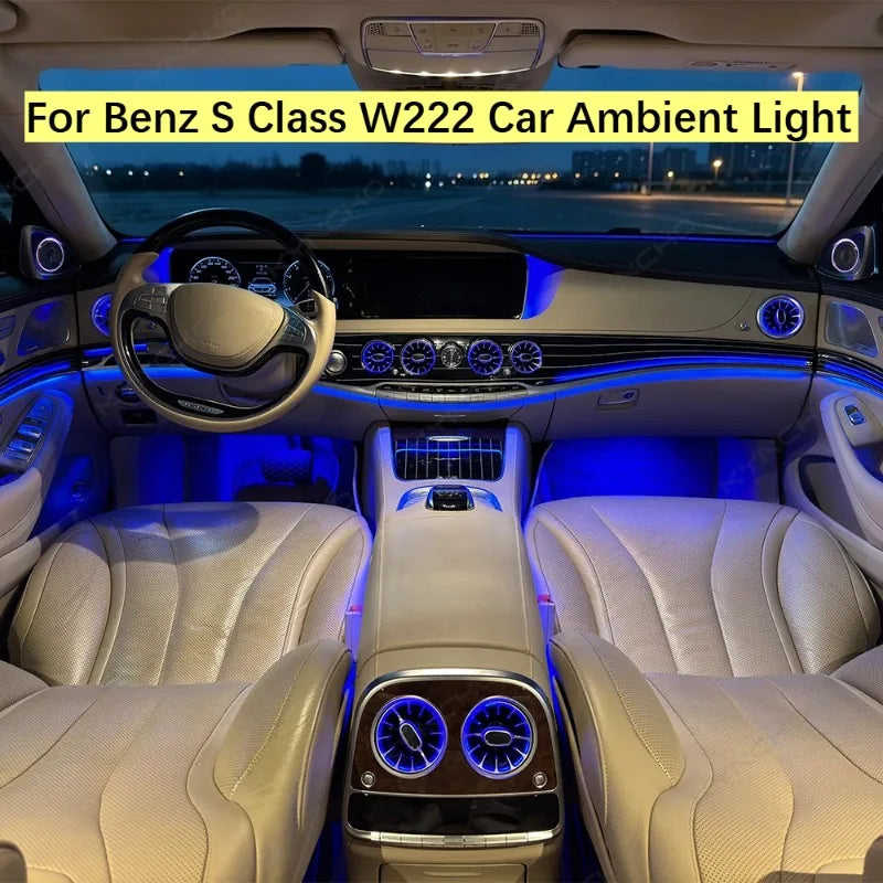 For Benz S Class W222 LED Kyncho Ambient RGB Bluetooth APP
