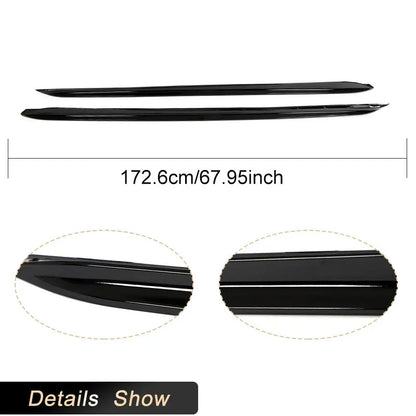 For BMW 3 Series G20 Lci ABS Gloss Black Side Skirts Extensions