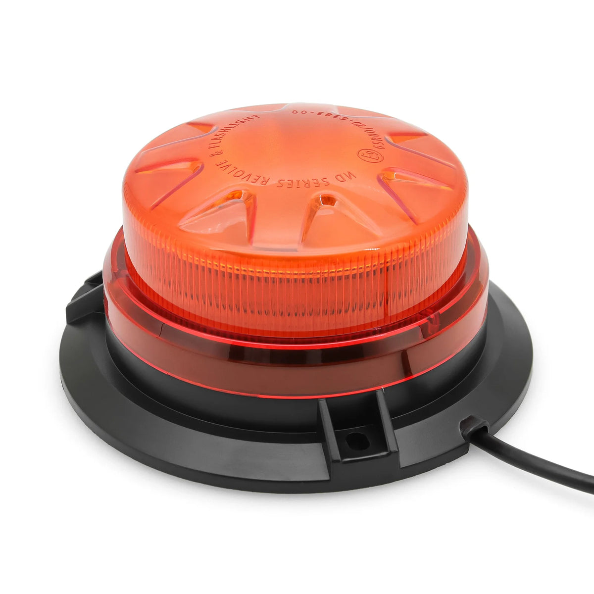 For 12V 24V Magnetic Base Yellow Strobe Warning Flash Signal