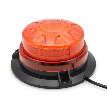 For 12V 24V Magnetic Base Yellow Strobe Warning Flash Signal