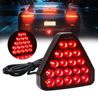 For Jdm Bba 19LED Brake Signal F1 Triangle Sport Rear Third Tail