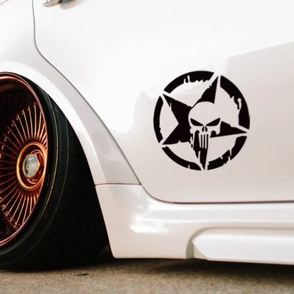 Sticker Star Skull Pentagram Stickers Waterproof Vinyl Decal Body