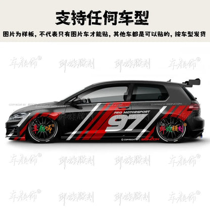 For VW Polo Golf 6 7 Vinyl Sticker Gti Scirocco Body Customized