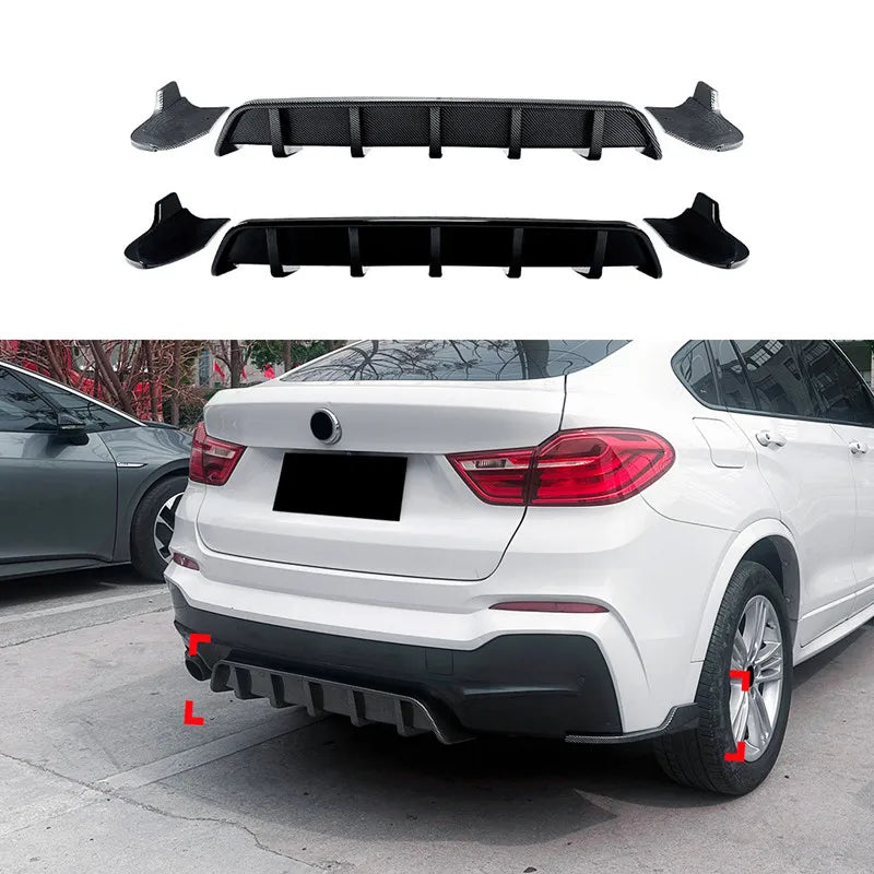For BMW X4 F26 M Sport 2014-2018 Pp Materiai Rear Bumper