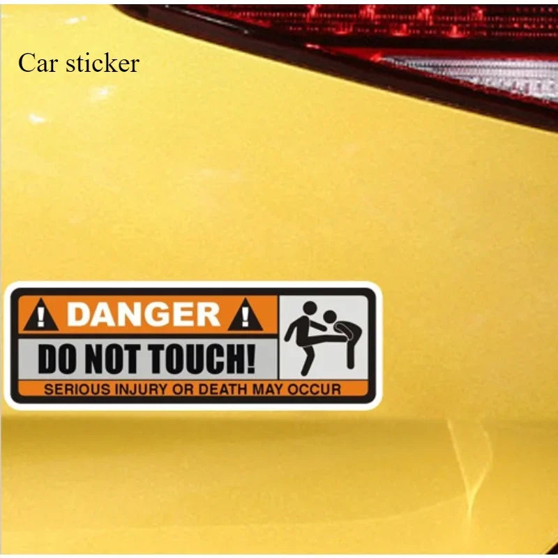 2PCS Sticker Danger Do Not Touch Serious Injury Or