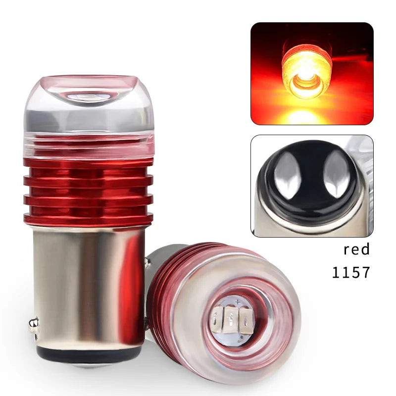 10PCS 12V Rear Taillight Tail Brake Strobe Flashing Motorcycle