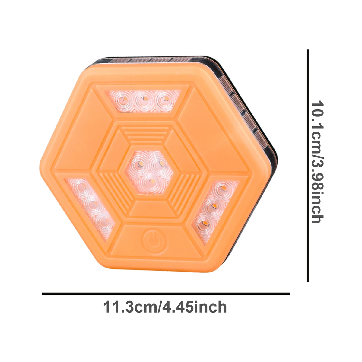 Orange Magnetic Road Flare Warning IP67 Waterproof Safety Signal