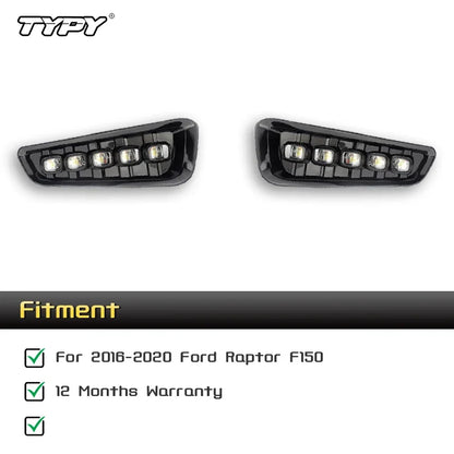 For Ford Raptor Svt F150 2016-2020 Typy Fog Daytime Running
