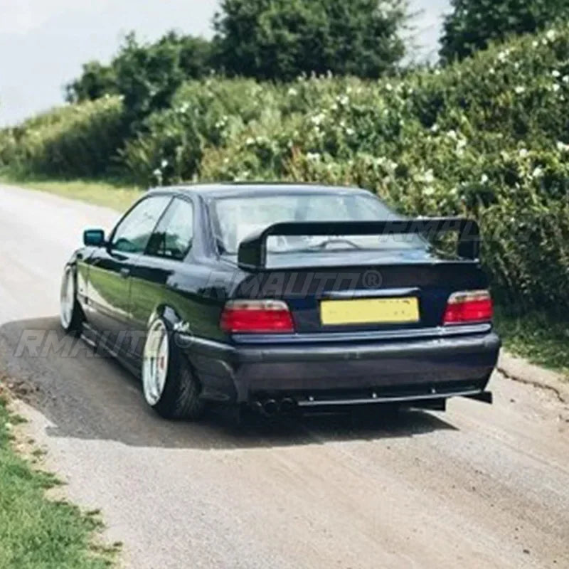 For BMW 3 Series E36 1990-2000 Rear Trunk Spoiler Glossy Black
