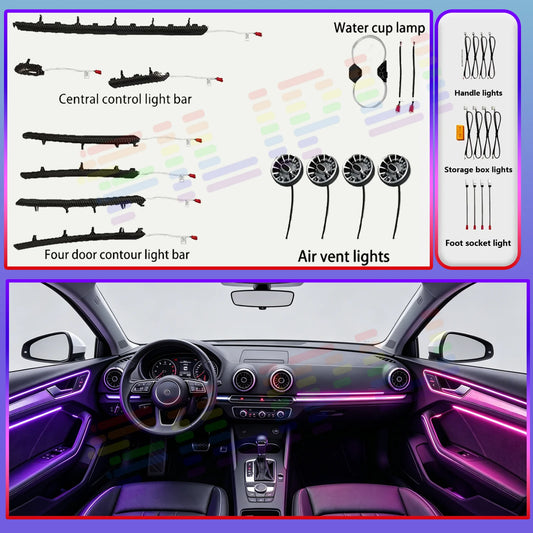 For Audi A3 8V 8Y S3 Dashboard RS3 2013-2021 Lhd Rhd Ambient