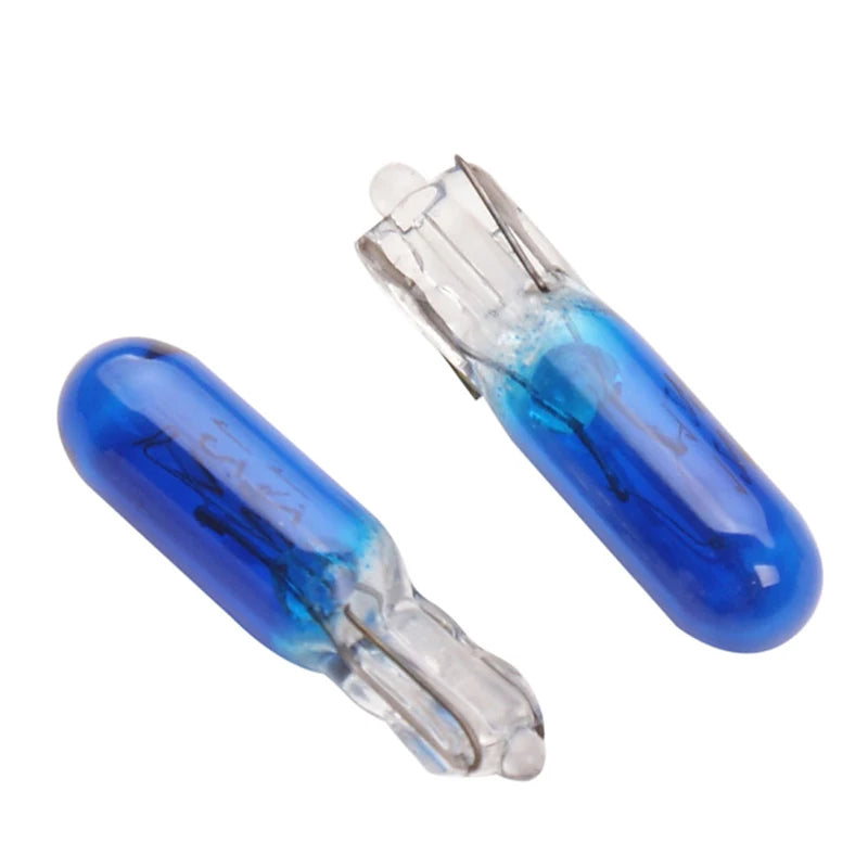 20PCS T5 W5W Halogen Bulb Instrument Panel Indicator 12V