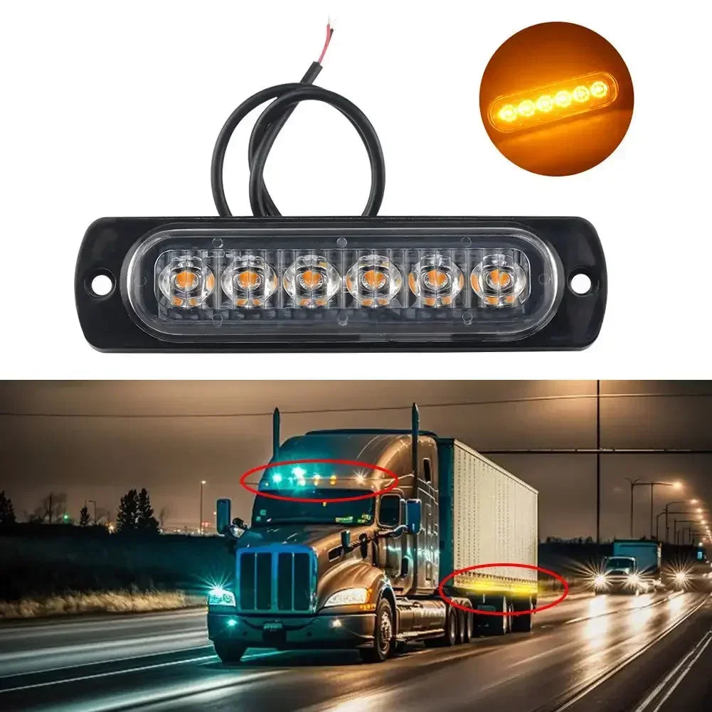 Grille Emergency 6LED Warn Truck 12V 24V