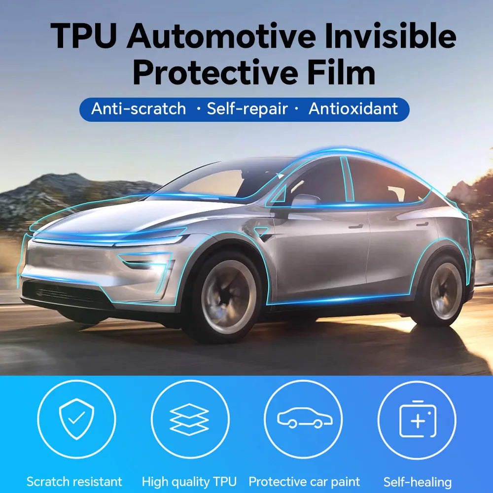 For Tesla Model Y Juniper 2025 Paint Protection Film pre-cut Tpu