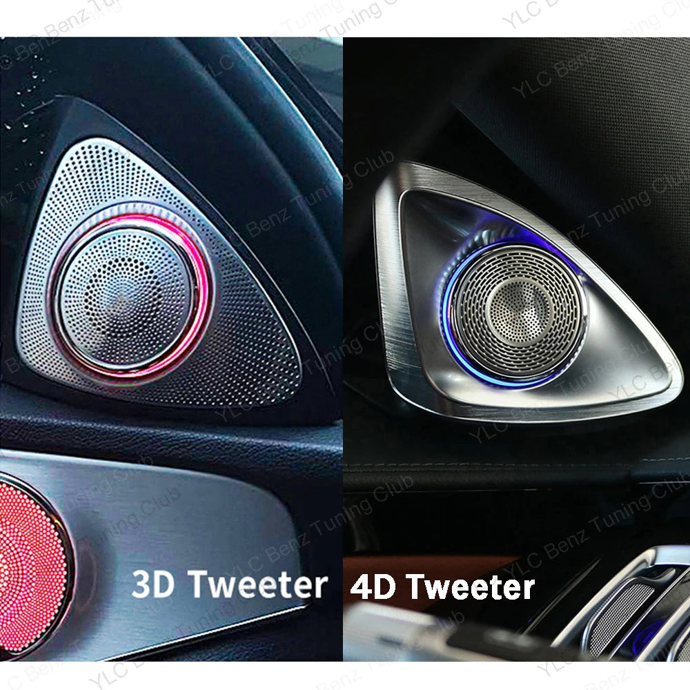 For Mercedes-Benz W222 Tweeter Speaker Air Ambient Vent Glasses