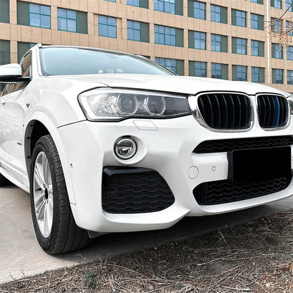 For BMW X3 X4 F25 F26 Front Side Wind Knife Spoiler Lci M Sport