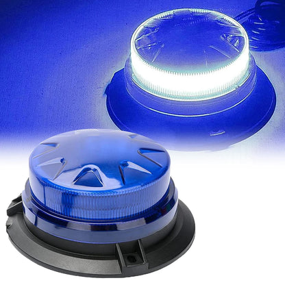 For Vehicles Blue Rotating Flash Amber Roof Safety Emergency