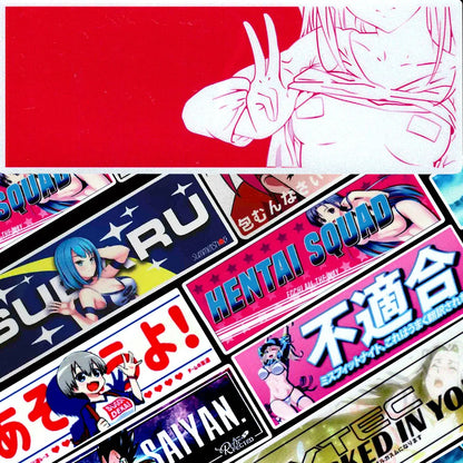 For BMW Audi Peugeot Volkswagen Jdm Anime Girl Sticker
