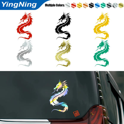 For Door Window 2PCS Chinese Dragon Decals Left Right Mirror