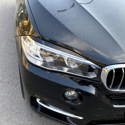 For BMW X5 X6 F15 F16 Headlight Eyebrows Eyelid Cover Stickers