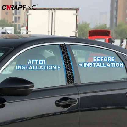 For Auto Exterior Customization Honeycomb Vinyl Stickers
