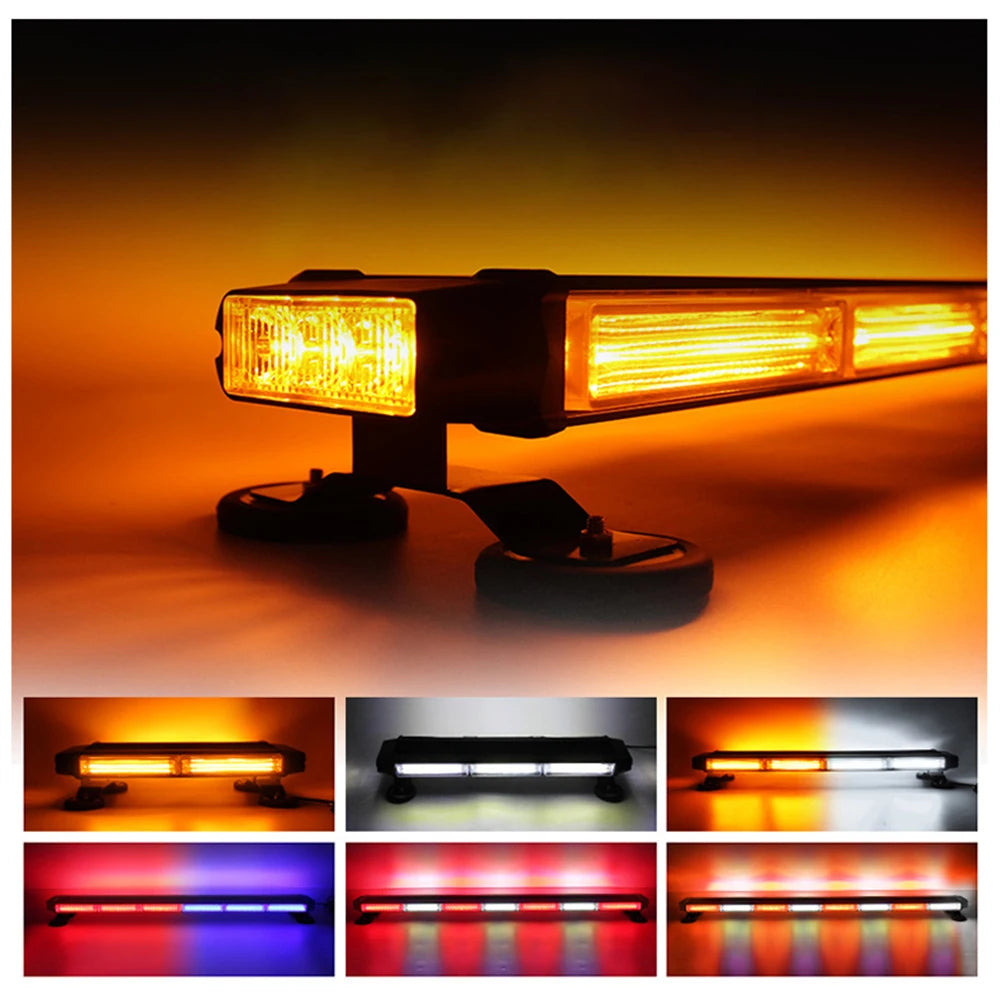 Cob Emergency Rooftop Strobe Bar Side Flashing Safety Amber