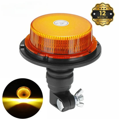 12V 24V Emergency Strobe Set Amber Warning Flashing Beacon