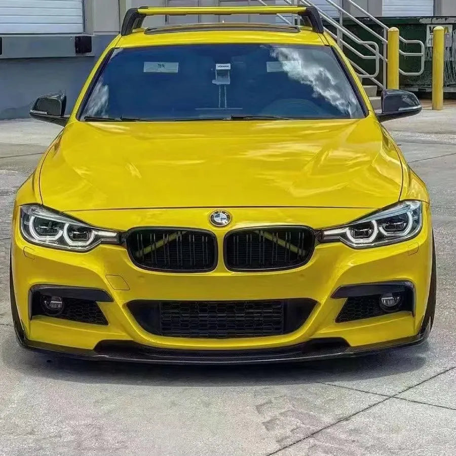 For BMW 3 Series F30 F35 Carbon Fiber Front Bumper Lip Diffuser