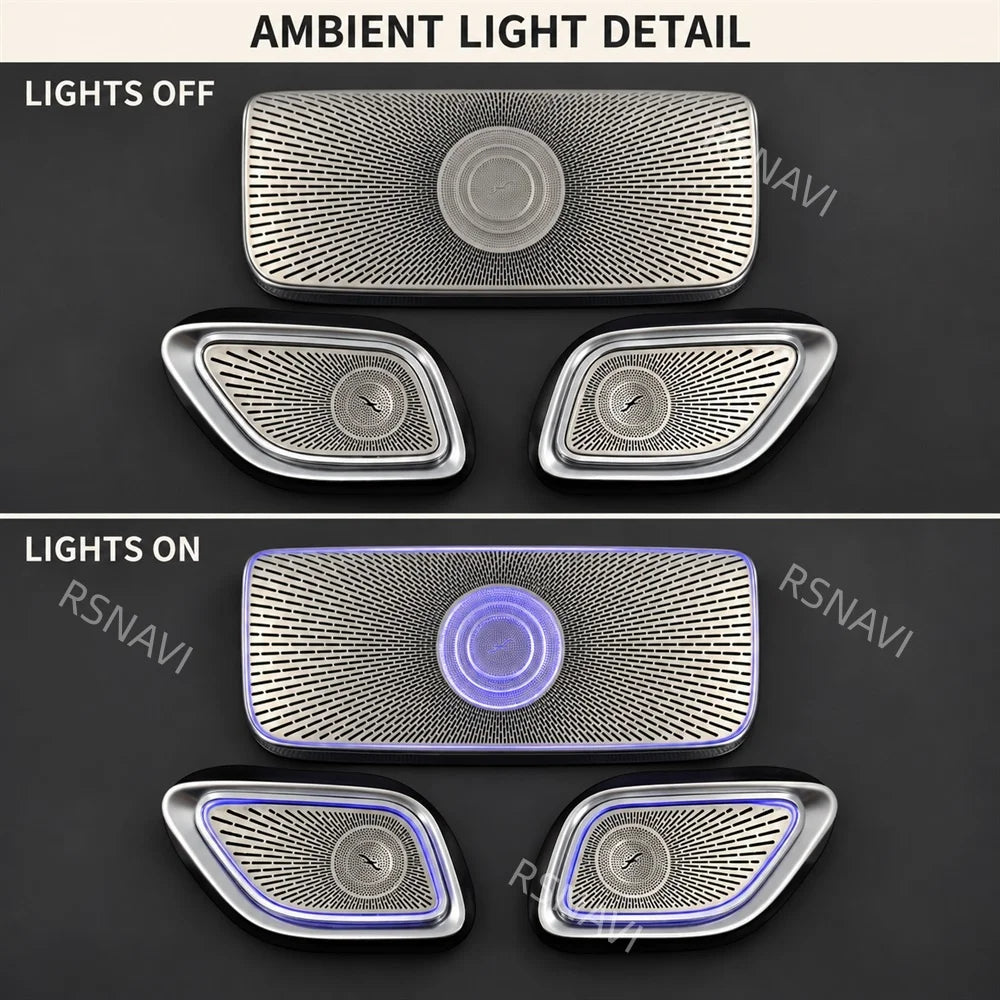 For Mercedes-Benz E-Class W214 2024-2026 Overhead 3-piece Rear