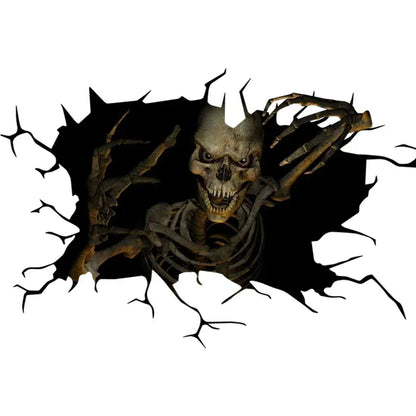 Stickers Halloween Floor Wall Skeleton Horror Sticker