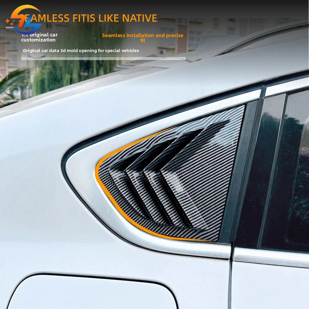 For BMW X4 F26 2014-2018 Window Blind Triangle Window Sticker