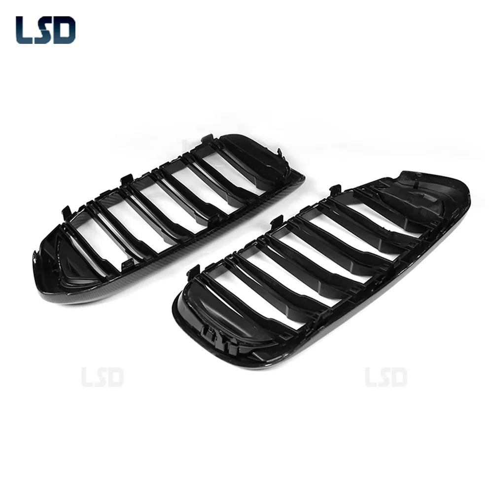 For BMW 2017-20 Pre-Lci G30 G31 Real Carbon Fiber Dual Slat